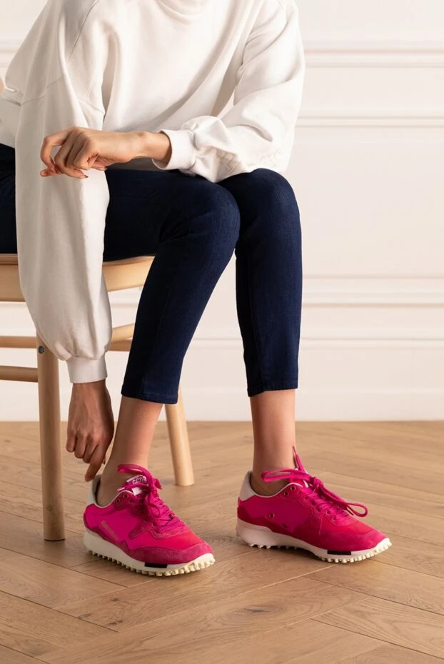 Golden Goose woman pink sneakers for women купить с ценами и фото 141035 - photo 2