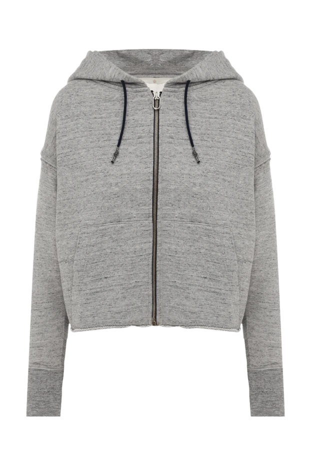 Golden Goose woman gray cotton hoodie for women купить с ценами и фото 141041 - photo 1