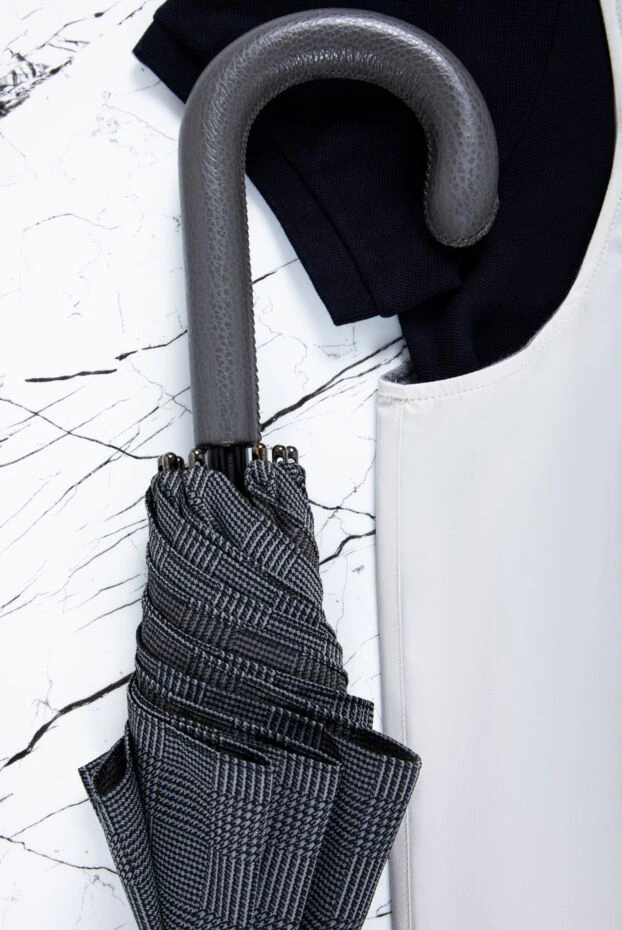 Клеткалы қара қолшатыр сәндік сапты - фото 2