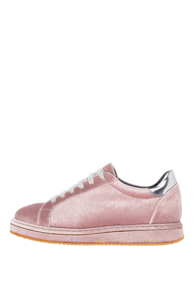 Brunello Cucinelli woman pink polyester and elastane sneakers for women купить с ценами и фото 141143 - photo 1