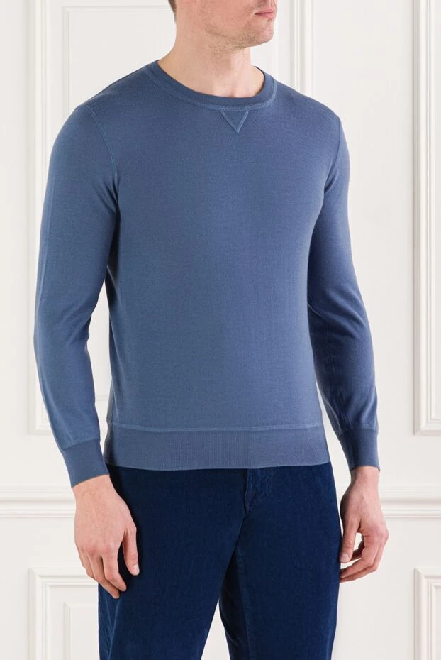 Brunello Cucinelli cotton jumper with a crew neck and neat trim
 141186 - photo 3