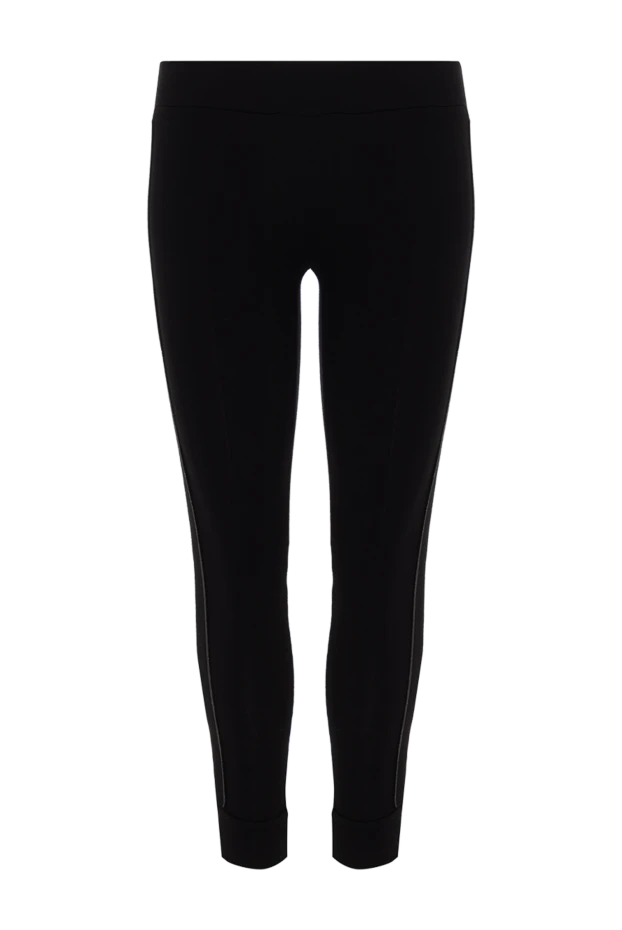 Brunello Cucinelli woman black woolen leggings for women купить с ценами и фото 141308 - photo 1