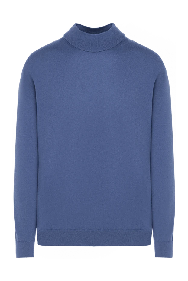 Cesare di Napoli man turtleneck wool jumper purple for men купить с ценами и фото 141432 - photo 1