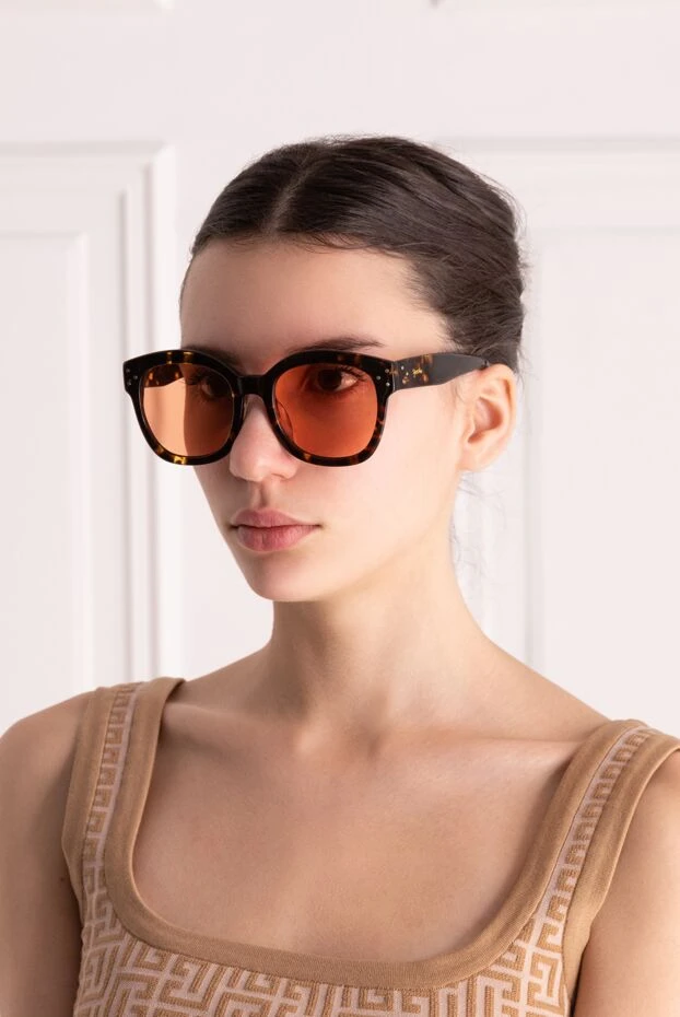 Spektre woman brown plastic and metal glasses for women купить с ценами и фото 141457 - photo 2