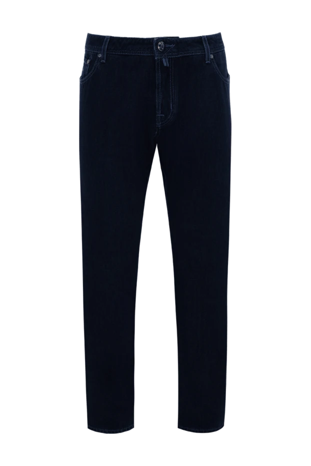 Jacob Cohen man cotton and polyester jeans blue for men купить с ценами и фото 141482 - photo 1