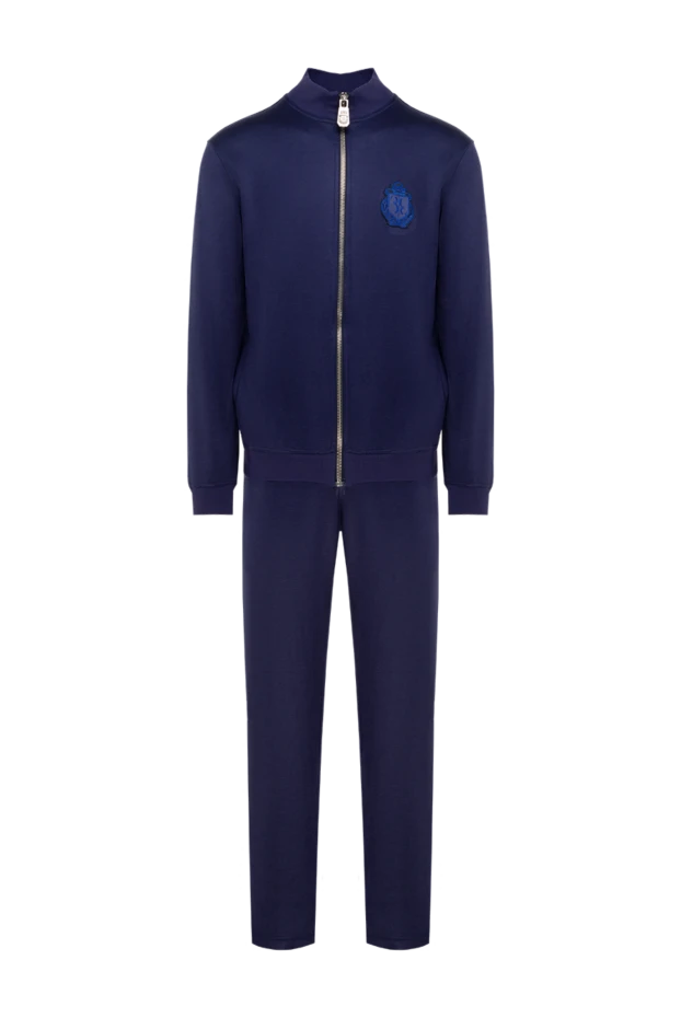 Billionaire man men's sports suit made of cotton, silk and polyamide blue купить с ценами и фото 141501 - photo 1