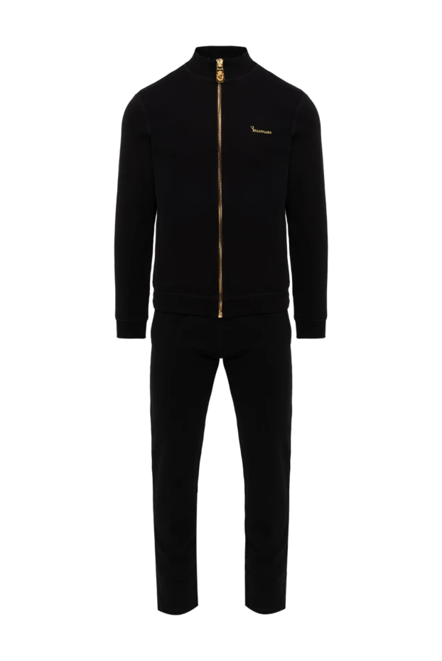 Billionaire man men's sports suit made of cotton and elastane, black купить с ценами и фото 141502 - photo 1