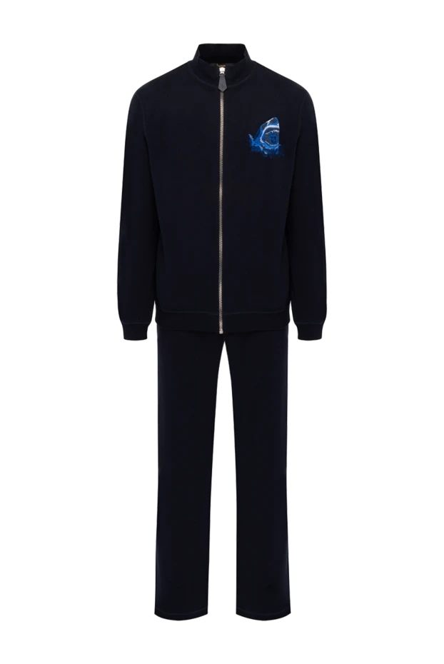 Billionaire man men's sports suit made of cotton and elastane blue купить с ценами и фото 141504 - photo 1