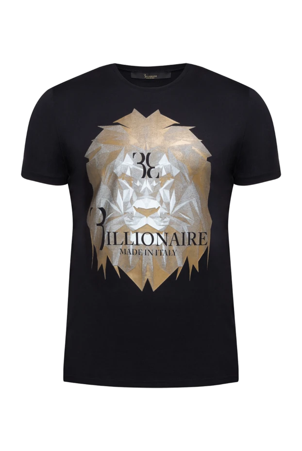 Billionaire man black cotton t-shirt for men купить с ценами и фото 141514 - photo 1