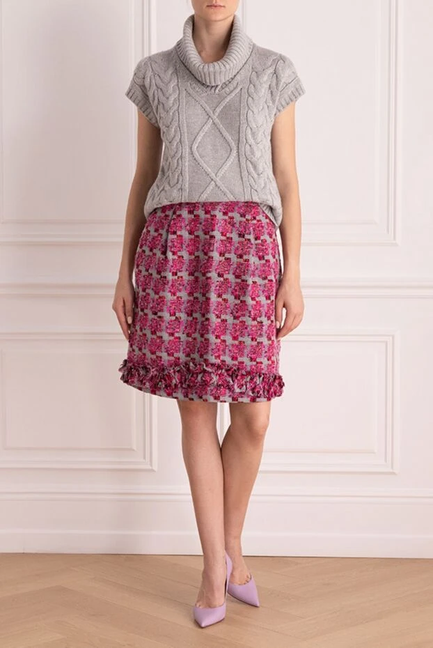 Emanuel Ungaro woman pink skirt for women купить с ценами и фото 141555 - photo 2