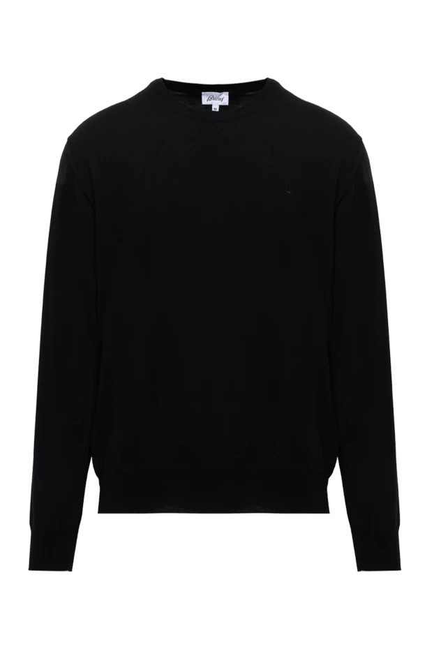 Brioni man black wool jumper for men купить с ценами и фото 141567 - photo 1