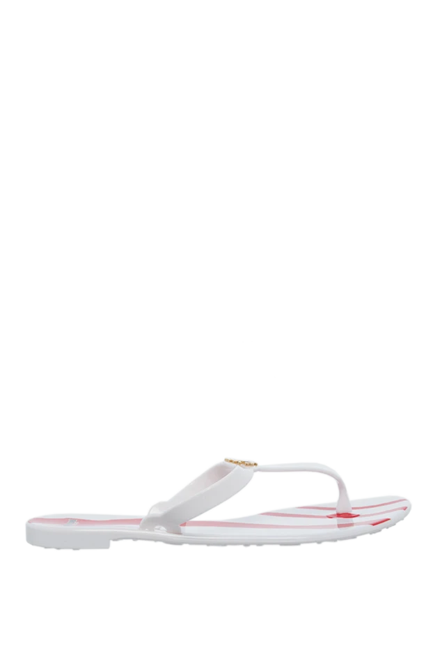 Roberto Cavalli woman white polyvinyl chloride flip-flops for women купить с ценами и фото 141687 - photo 1