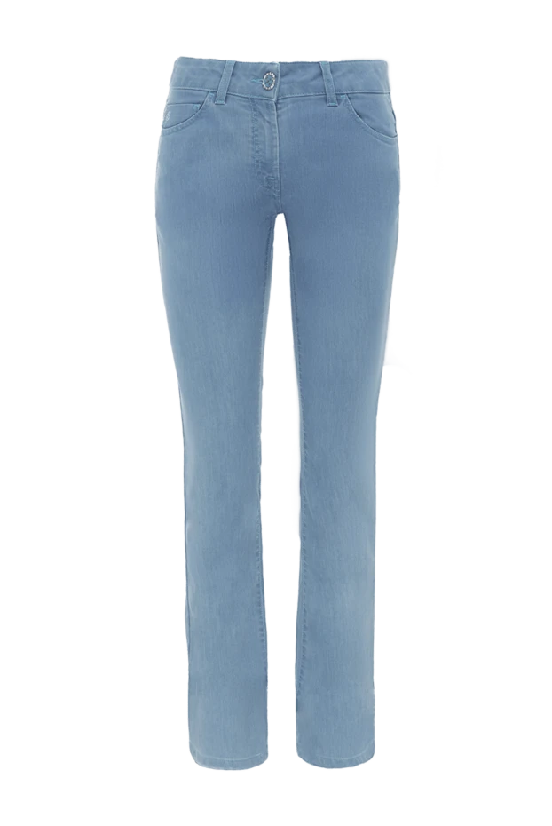 Scissor Scriptor woman blue cotton and polyester jeans for women купить с ценами и фото 141737 - photo 1