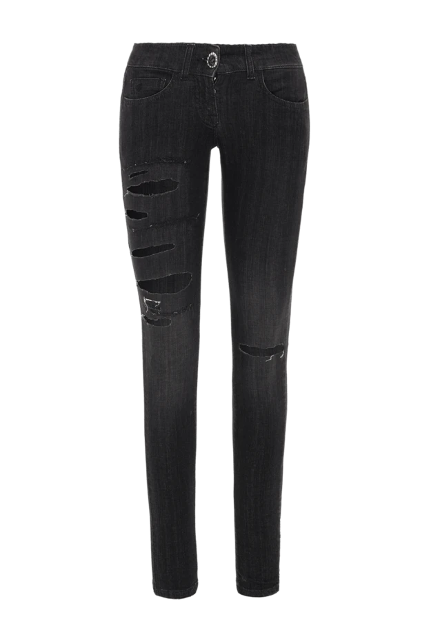 Scissor Scriptor woman black cotton jeans for women купить с ценами и фото 141738 - photo 1