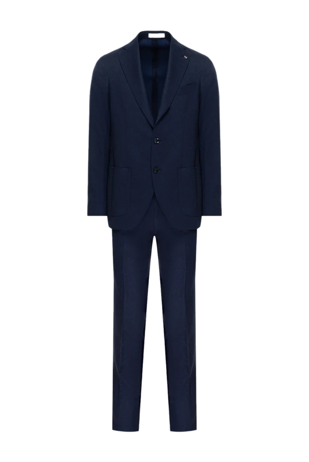 Sartoria Latorre man men's suit made of wool, blue купить с ценами и фото 141799 - photo 1