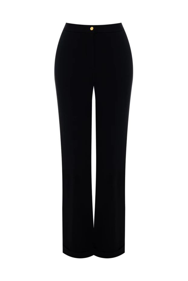 Edward Achour Paris woman black woolen trousers for women купить с ценами и фото 141819 - photo 1