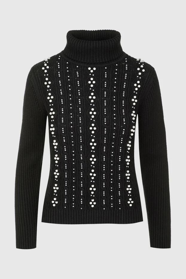 Edward Achour Paris woman black wool and cotton jumper for women купить с ценами и фото 141832 - photo 1