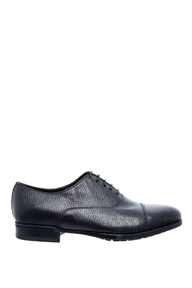 Doucal`s man men's black leather shoes купить с ценами и фото 141875 - photo 1