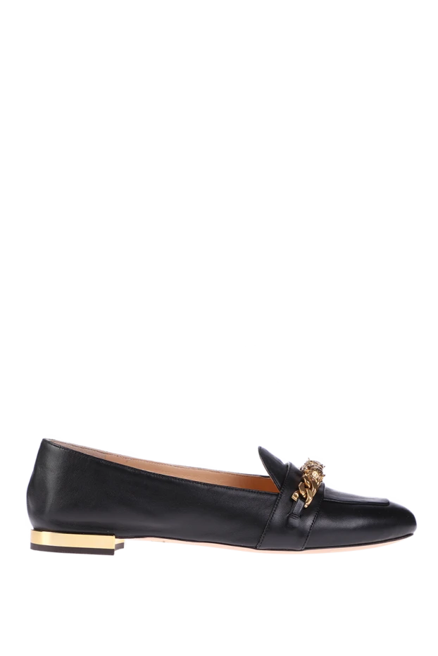 Charlotte Olympia woman black leather loafers for women купить с ценами и фото 142003 - photo 1