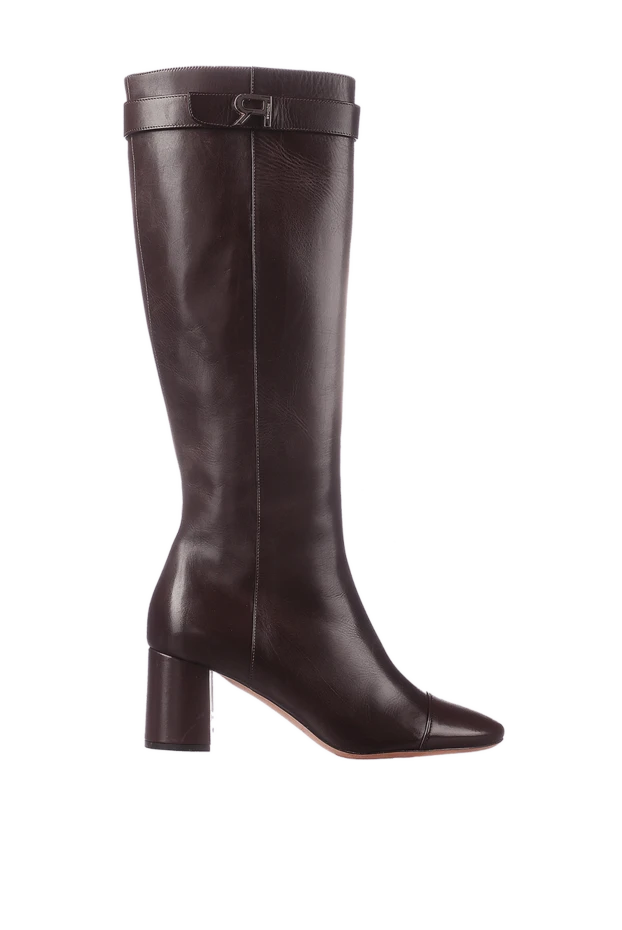 Rochas woman brown leather boots for women купить с ценами и фото 142017 - photo 1