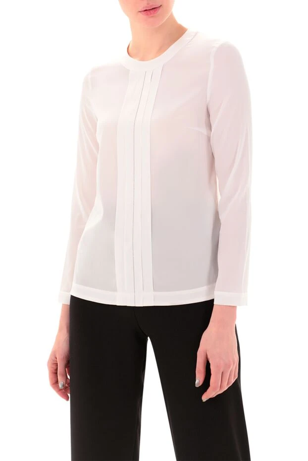 Peserico woman beige silk and polyurethane blouse for women 142116 - photo 3