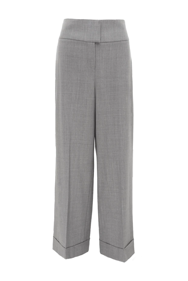 D.Exterior woman gray wool trousers for women купить с ценами и фото 142196 - photo 1