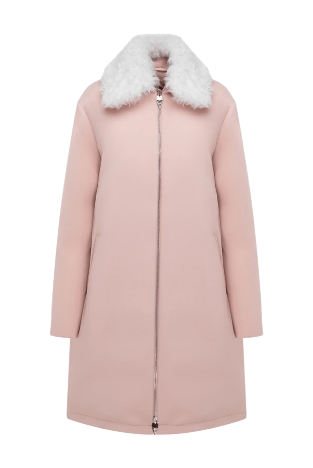 Giambattista Valli woman women's pink polyester down jacket купить с ценами и фото 142243 - photo 1