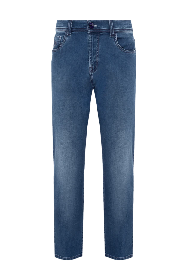 Scissor Scriptor man blue cotton jeans for men купить с ценами и фото 142264 - photo 1