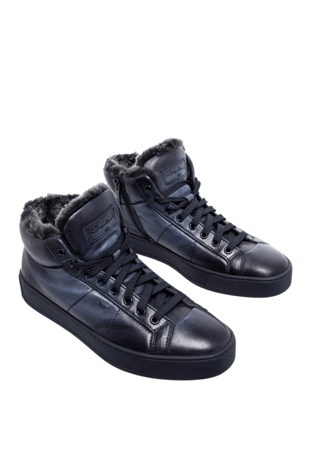 Santoni man sneakers made of polyamide and elastane black for men 176242 - photo 3