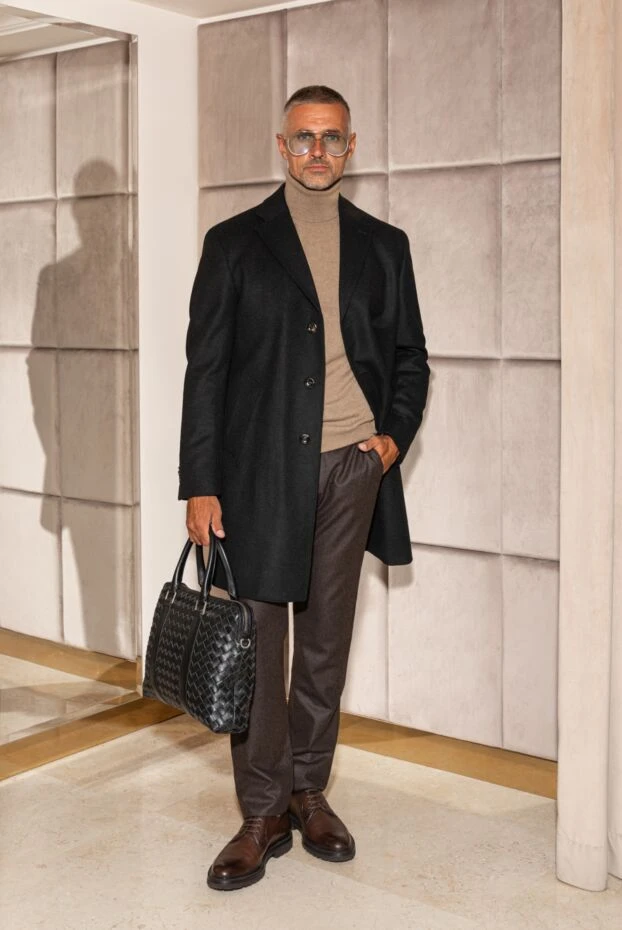 Barrett brown textured leather derby shoes for men 142283 - photo 2