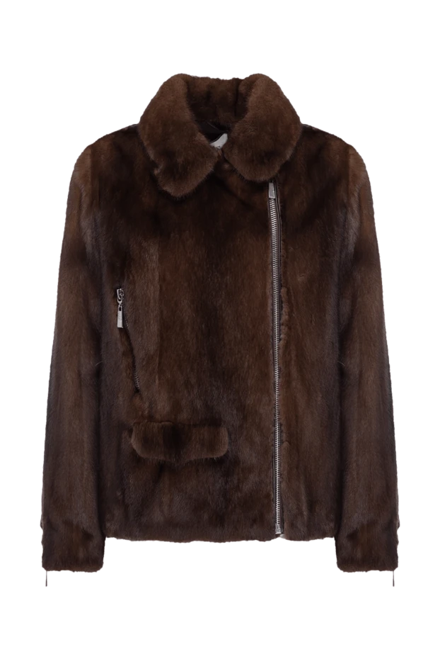 Max&Moi woman women's brown mink coat купить с ценами и фото 142373 - photo 1