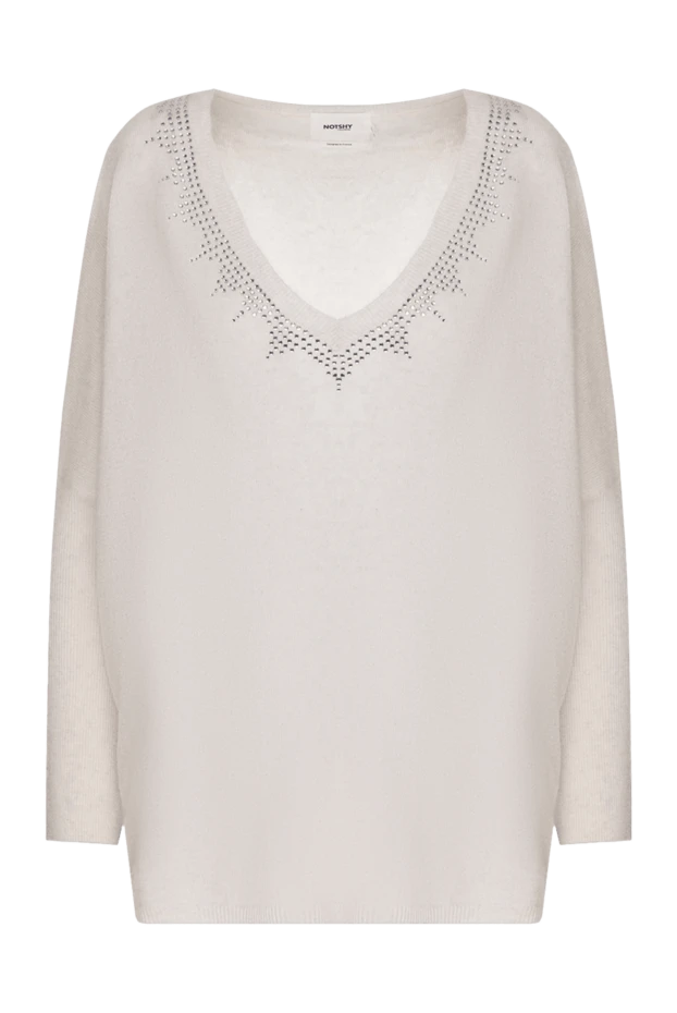 NotShy woman white cashmere jumper for women купить с ценами и фото 142414 - photo 1