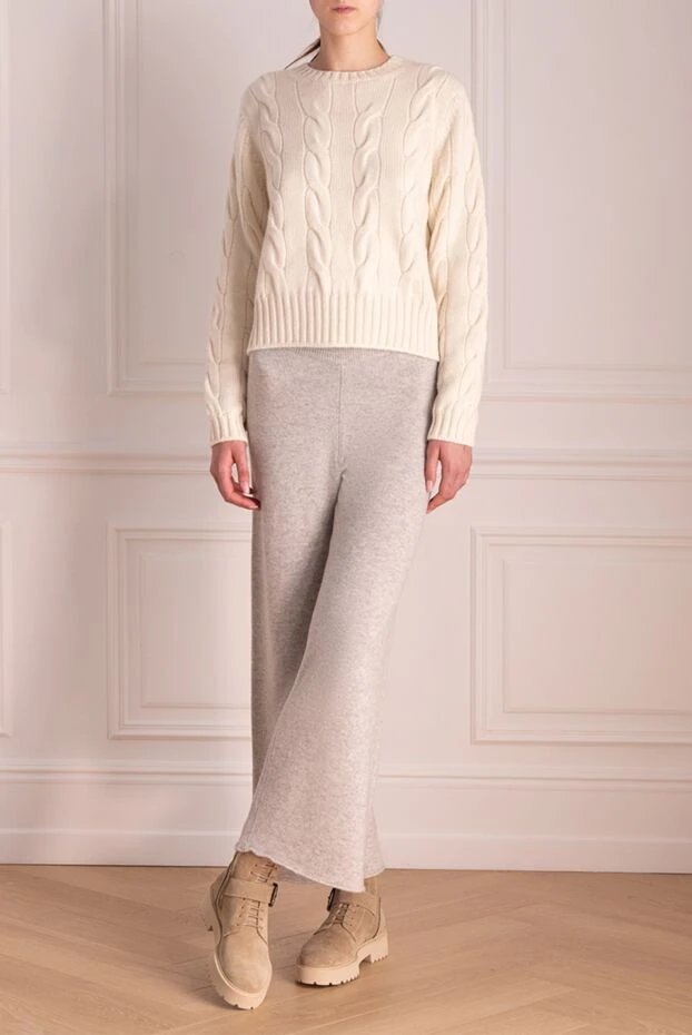 NotShy woman gray cashmere trousers for women купить с ценами и фото 142443 - photo 2