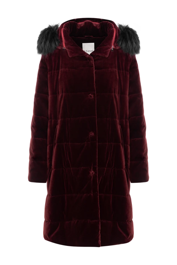 Lost in Me woman down jacket made of cotton and elastane, burgundy for women купить с ценами и фото 142445 - photo 1