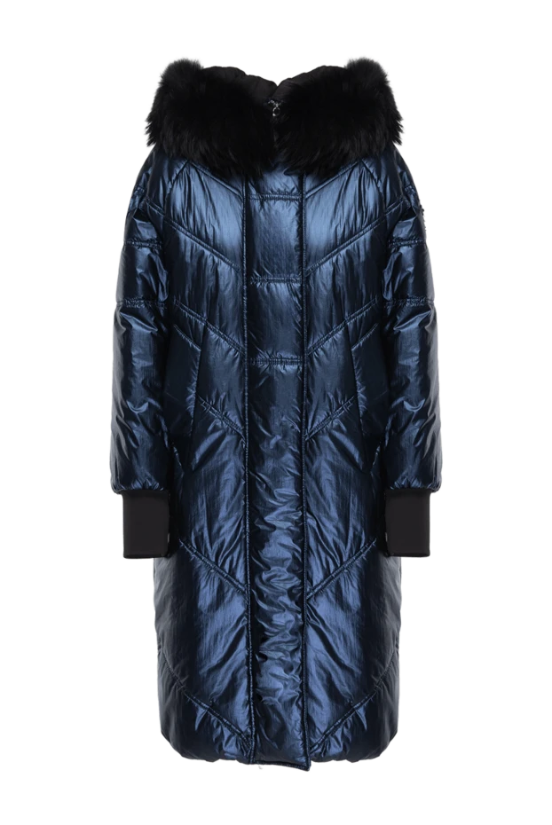 JNC woman women's blue polyamide and polyurethane down jacket купить с ценами и фото 142479 - photo 1