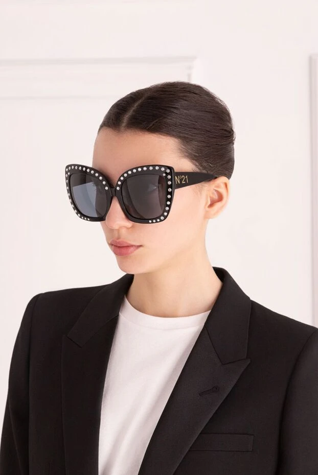 N21 woman black plastic and metal glasses for women купить с ценами и фото 142571 - photo 2