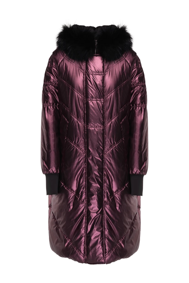 JNC woman women's down jacket made of polyamide and polyurethane, burgundy купить с ценами и фото 142654 - photo 1