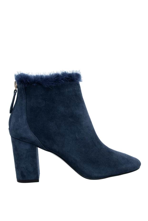 Max&Moi woman blue suede and fur boots for women купить с ценами и фото 142681 - photo 1