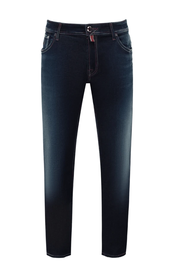 Jacob Cohen man cotton and elastane blue jeans for men купить с ценами и фото 142752 - photo 1