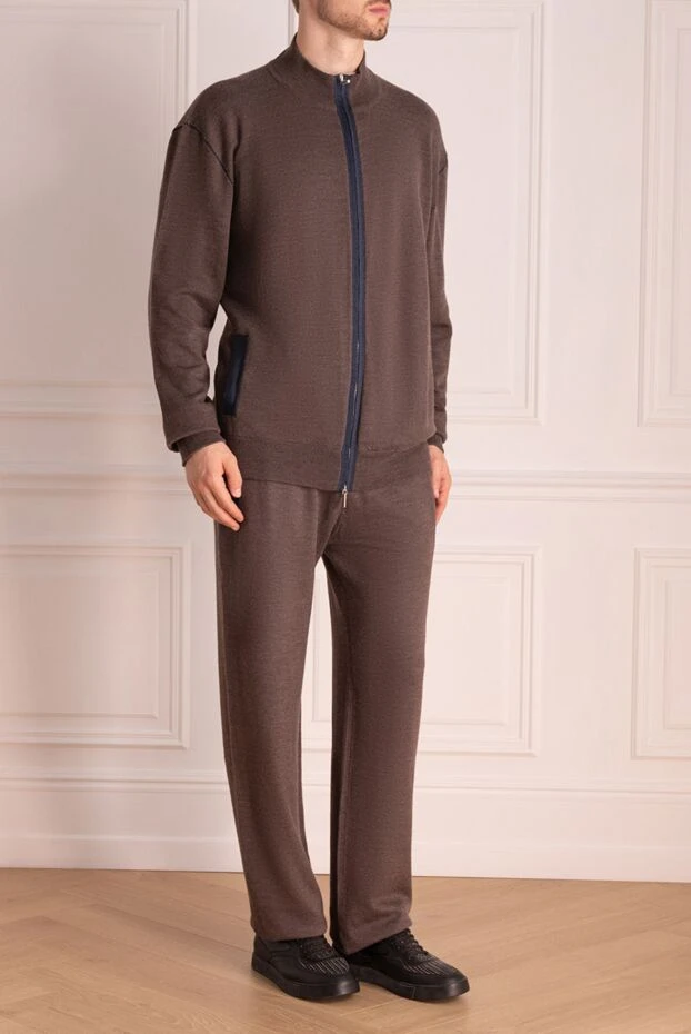 Cesare di Napoli man men's wool sports suit, blue 164038 - photo 3