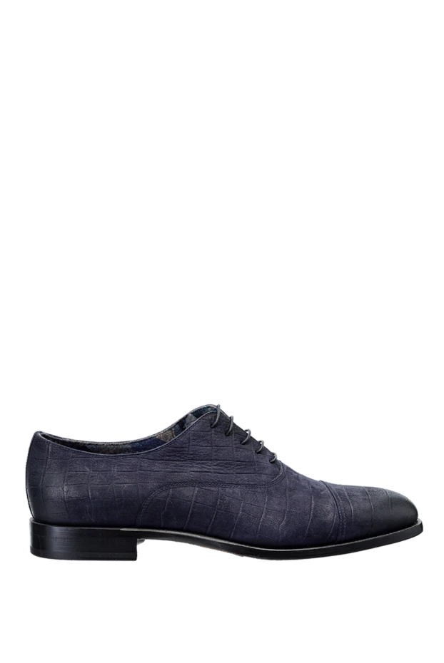 Doucal`s man blue leather men's shoes купить с ценами и фото 142800 - photo 1