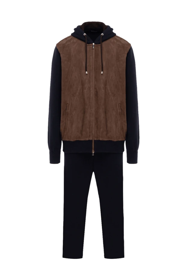 Monteverdi man men's sports jacket made of wool, viscose and cashmere, brown купить с ценами и фото 142809 - photo 1