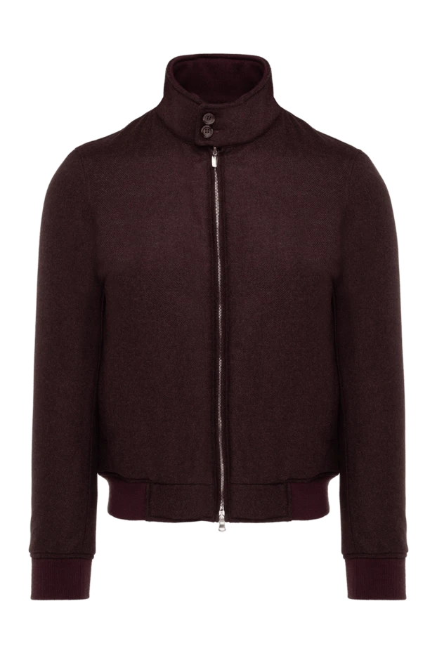 Monteverdi man wool and cashmere jacket burgundy for men купить с ценами и фото 142889 - photo 1