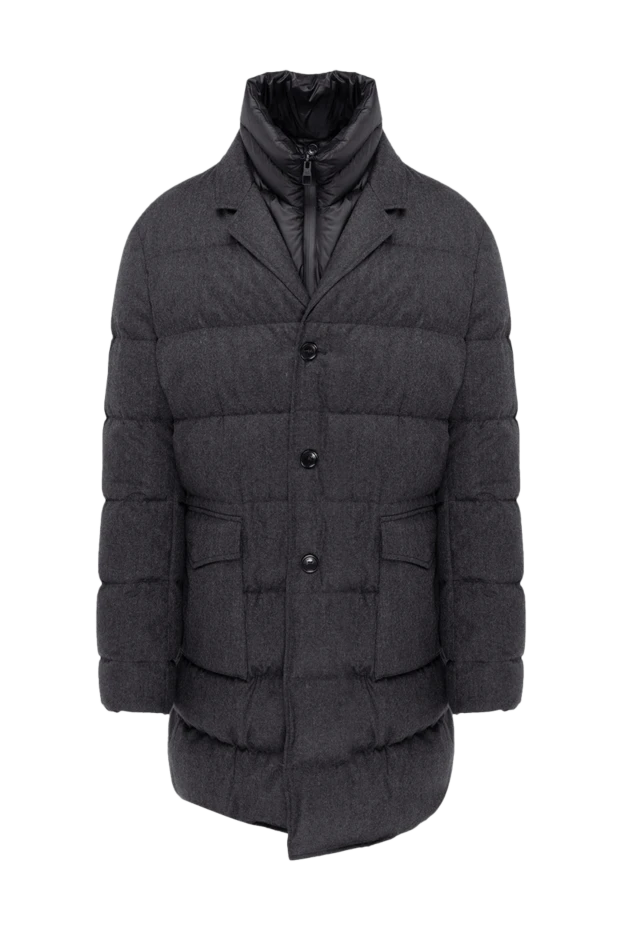 Montecore man down jacket men's gray wool купить с ценами и фото 142955 - photo 1