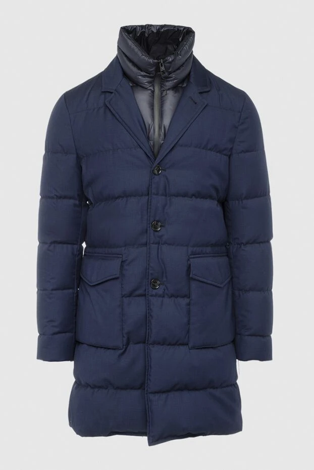 Montecore man down jacket men's wool blue купить с ценами и фото 142956 - photo 1