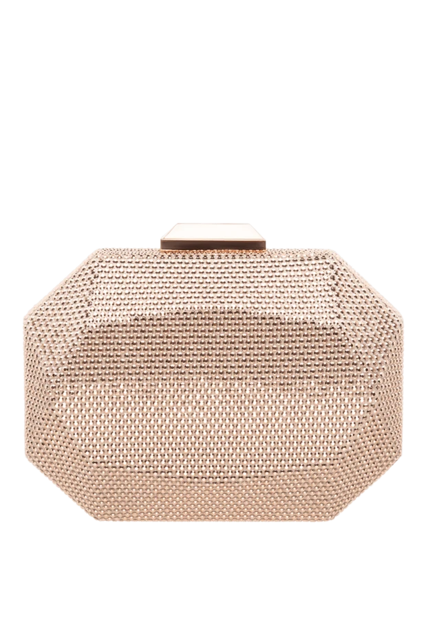 Olga Berg woman pink metal clutch for women купить с ценами и фото 143036 - photo 1