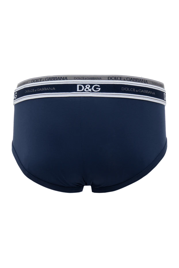 Dolce & Gabbana man briefs made of cotton and elastane, blue for men купить с ценами и фото 143061 - photo 2