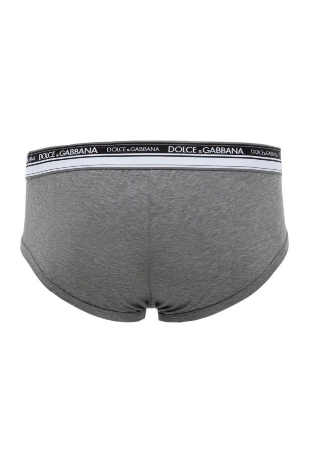 Dolce & Gabbana man men's gray cotton briefs купить с ценами и фото 143067 - photo 2