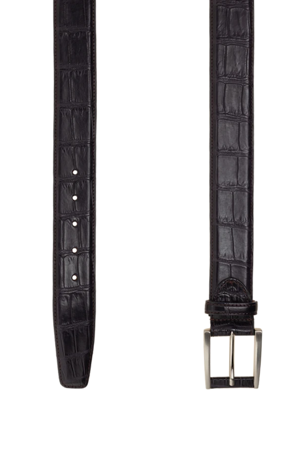 Cesare di Napoli күлгін ерлер сәнді қолтырауын былғары белбеуі

 143085 - фото 3