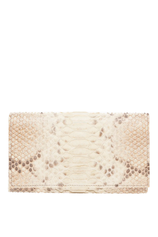 Cesare di Napoli woman beige leather wallet for women купить с ценами и фото 143098 - photo 1